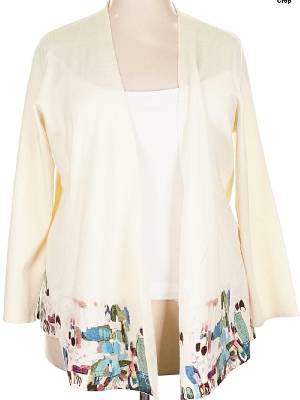 Doncaster Collection Women’s 100% Cashmere Cardigan . Super Soft. Size 2 W plus.